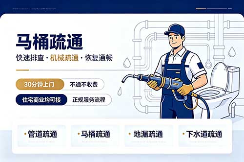 和平马桶疏通